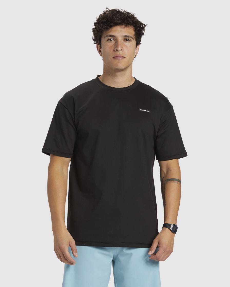 Men QUIKSILVER Rashvests | Mens Omni Session Short Sleeve Surf T-Shirt