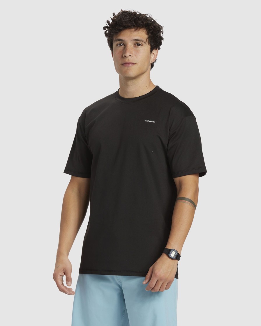 Men QUIKSILVER Rashvests | Mens Omni Session Short Sleeve Surf T-Shirt