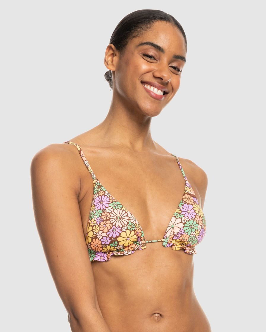 Women ROXY Bikini Tops | All About Sol Mini Tiki Tri