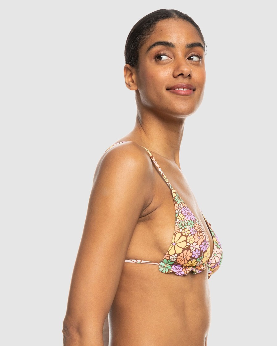 Women ROXY Bikini Tops | All About Sol Mini Tiki Tri