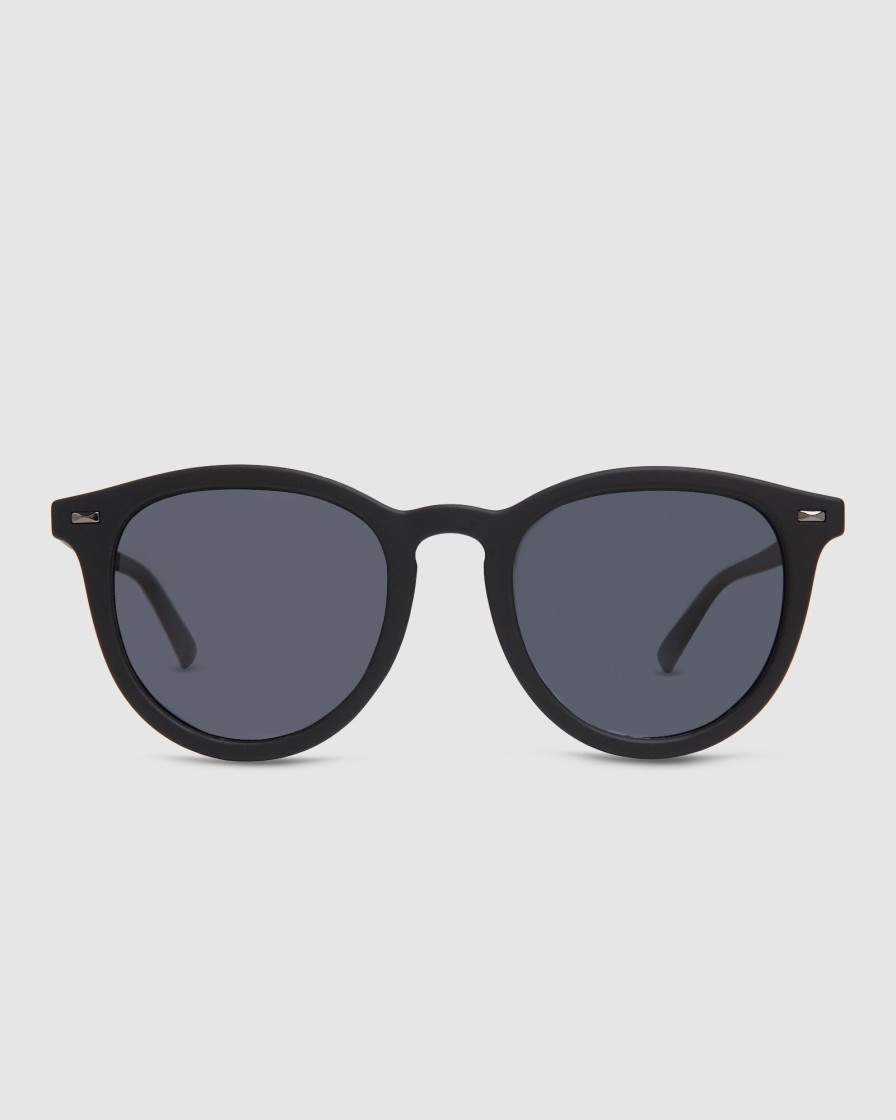 Men LE SPECS Sunglasses | Fire Starter Black Rubber Smo